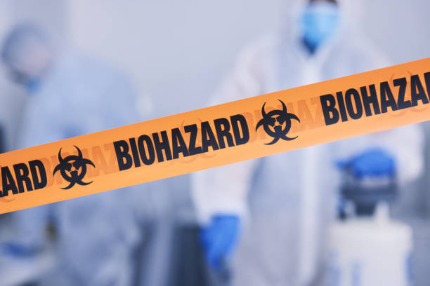 Professional Blood Cleanup technician working in Mesquite, TX